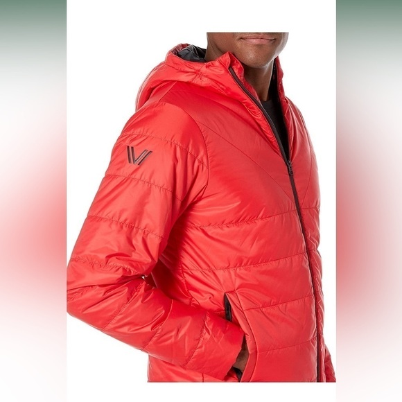 NEW Peak Velocity Insulated Hooded Lightweight Athletic Fit Jacket Red 3XL NWT - Picture 3 of 11